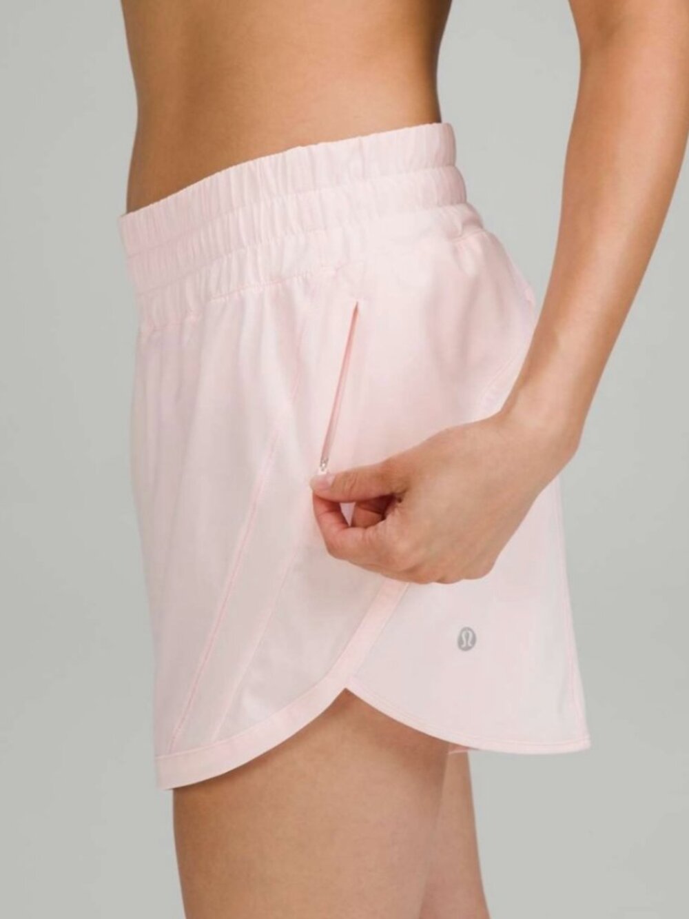 Lululemon Track That Mid-Rise Lined Short 5" Size 2 Strawberry Milkshake Pink